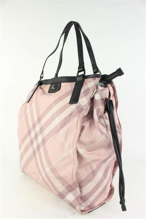 cnqinchoqin burberry|Burberry Pink Nova Check Shopper Tote Bag 928bur79.